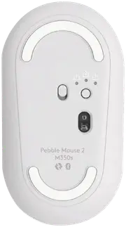 Logitech M350s Pebble Wireless Mouse (White)