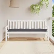 Garden Bench Cushion Anthracite, Outdoor Seat Pillows, Patio Furniture Replacement, Waterproof Chair Cushions, 180 x 50 x 7 cm Oxford Fabric
