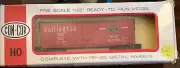 vintage HO Con-Cor H 821 40' PS1 Plug Door Box Car Burlington CB&Q 82117 NOS