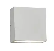 AFX DEXW060624L30MV Dexter 2 Light 6" Tall LED Outdoor Wall - White