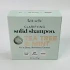 Kitsch TEA TREE & MINT Clarifying Solid SHAMPOO Bar 3.2oz NEW Made In USA
