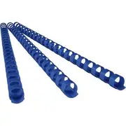 Fellowes Plastic Binding Combs Round 21 Loop 14mm A4 Blue Pack 100