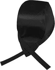 [MOBUTOFU] Unisex Chef Hat Breathable Cotton Kitchen Working Hat for Men Women Waiter Hat for Hotel Black