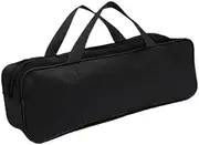 kokiya Grill Utensil Storage Bag Grill Bag Lightweight Grill Tools Storage Bag Storage Container for Camping BBQ Fishing Outdoor, S Black
