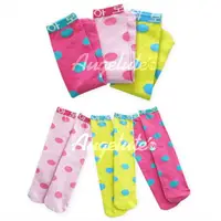 在飛比找樂天市場購物網優惠-女童長襪 繽紛 中筒襪 襪子 童襪 糖果色系 點點襪 女寶寶