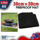 Fireproof Heat Mat Floor Protective-Rug Fire Pit Pad Flame Proof Resistant BBQ