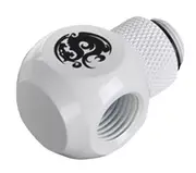 Bitspower G1/4" Deluxe White L-Rotary IG1/4"X1 Extender [BP-DWLR-C]