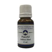 Essential Therapeutics Pure Essential Oil Diffuser Blend Peaceful 15 ml