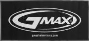 GMAX FLOOR RUG BLACK/WHITE 73"X33" GMAX RUG