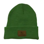 John Deere LP79307-JD Men's Cuffed Beanie/Hat Green One Size Winter Fashion