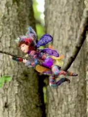 Tree Dancer OOAK Polymer Clay Fairy Sprite Bendy Body