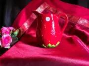Quirky Stoneware Strawberry Large Water Jug -brand new - Y33