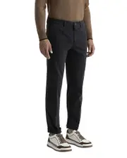 Peserico Cotton Stretch Garment Dyed Regular Fit Chino Pants