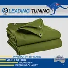 Heavy Duty Army Canvas Tarp Tarpaulin Sun Blocked Waterproof Dustproof 300x400cm