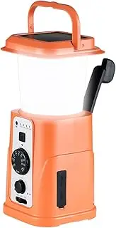 GREATONE 5000mah Emergency Radio Camping Lantern, Hand Crank Am/Fm/NOAA Weather Radio, 3 Kinds of Lighting Mode Solar Radio, Cell Phone Charger, SOS Sound and Light Alarm