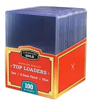 250 Ultra CBG 2.5mm 100pt Pro Top Loaders Toploaders For Jersey Cards - NEW!
