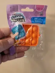 NEW~ORB Sensory Bubble Popper Toy~Fidget MINI Square - Orange~Calms Anxiety~3+