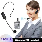 165FT UHF Wireless Microphone Headset System Transmitter Receiver for Teaching