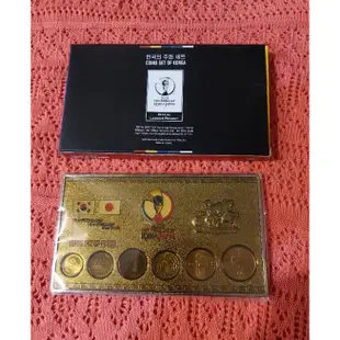 2002年世界杯足球賽紀念幣 2002世足賽紀念幣 2002年世界盃足球賽紀念套幣 2002年 世足賽紀念套幣