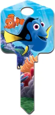 NEW CUTE Disney Finding Dory House Key Blank for Kwikset KW1 KW10 KW11
