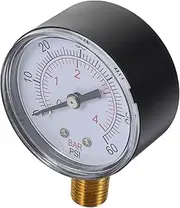 1Set Professional Water Pressure Test Gauge Pool Filter Pressure Gauge for Swimming Pools Spas Hot Tubs and Aquariums Durable Connection Easy to Use