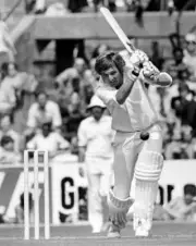 New Zealand Batsman Geoff Howarth 1978 Old Cricket Photo