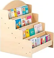 UKQRRTC Wood Greeting Card Display Stand Kit, Solid Stylish Showcase Organizer, Versatile Greeting Card Display Shelf for Books, Documents, Postcards