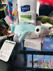 Hammerhead Fish Plush - Baby Blue and White