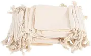 KOMBIUDA Timeless Design 50pcs Drawstring Pouches Storage Bags for Wedding Party Favors Jewelry