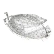 Landing Net Heads 39cm Big Nylon Braiding Mesh Brail Net For Catching Fish MN