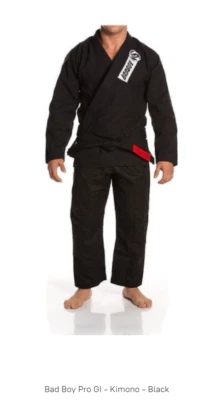 New Bad Boy Gi Kimono Classic Pro Black BJJ Jiu Jitsu made in BRAZIL