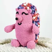 Herrschners® Happy Little Hedgehog Plushie Crochet Kit