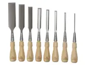 STANLEY Sweetheart Socket Chisel Set, 8 Piece: 3 6 8 12 15 18 25 & 32mm STA116