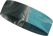 [YKLBV] Moisture Wicking Headbands for Men and Women Love from New York Sports Sweatband for Tennis Basketball Running Gym Working Out