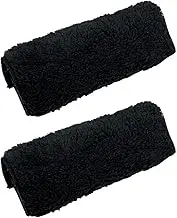 MYCENSE Elastic Arm Rest Cover Pads for Computer and Transport Chairs, Black, as described