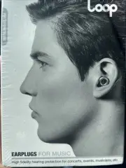 Loop Earplugs High Fidelity, 20 dB Noise Reduction Silver