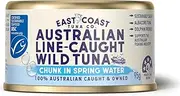 East Coast Tuna Co. 95g in Spring Water. Australian Tinned Tuna. High-Quality, Line Caught, Wild Australian Tuna.