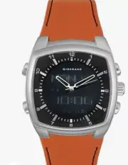 Giordano OrangeStrap Stainless Steel Analog-Digital Multi-Function Watch 1246-03