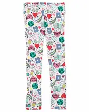 Carter's Meow Rainbow Unicorn Print Leggings (3T)