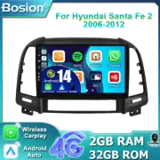 For Hyundai Santa Fe 2 2006-2012 GPS Android 14 Car Stereo Head Unit NAVI 2+32GB