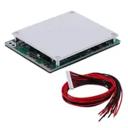 16S 60V 20A Protection Board Li-Ion Lithium 18650 Battery BMS PCB Protection Board with Balance for silver green
