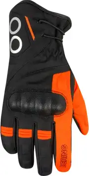 Bering Zephyr, gloves waterproof women , color: Black/Orange , size: 7