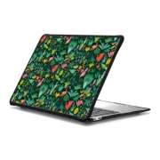 MacBook Air 13-inch (M1 / Intel) Impact Case GREEN TROPICAL BIRDS