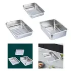 Baking Sheet with Rack Oven Tray with Mesh Rack Bakeware Sturdy Stainless Steel