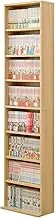 Hagihara RCC-1176NA Bookshelf, Bookshelf, Book Storage, Large Capacity, 8 Tier Storage, Comic Rack, Paperback Bookshelf, Bookshelf, 17.7 inches (45 cm), Width 17.7 inches (45 cm), Natural