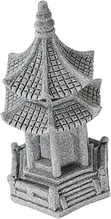 Japanese Pagoda Statue Realistic Outdoor Decoration for Gardens Patios Entryways Durable Material Water Sunlight Resistant Bonsai Decorative Accessory
