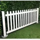 990h 1000w Fence Piece Portable Fencing Events PVC Picket Fence White