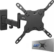 VIVO Full Motion TV Wall Mount for 13 to 42 Inch Flat Plasma Screens, Vesa Bracket Stand with Tilt and Swivel (Mount-Vw06)