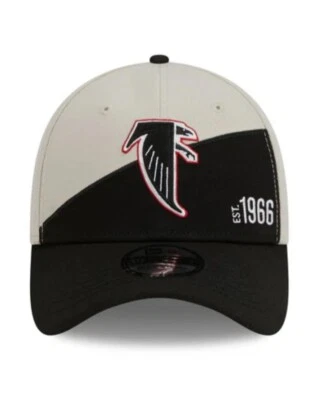 New Era 39Thirty Atlantic Falcons 2023 Sideline Historic Black Stretch Fit Cap