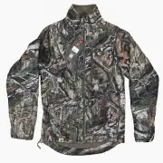 Mossy Oak Sherpa 2.0 Fleece Lined Country DNA Camo Hunting Zip Jacket Mens Small